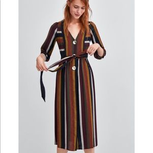 💕SALE💕Zara striped midi dress